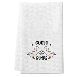 DETIHO Silly Goose Funny Goose Kitchen Towels Dishcloth, Goose Decor Absorbent & Reusable Dish Towels for Kitchen Cleaning，Kitchen Decorations，Funny Goose Gifts（B12