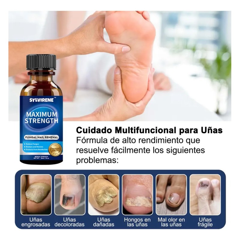 Líquido Para Hongo-s En Uña*s - Cur-*a Hongos Y Onicomicosis