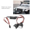 RC Headlights Aluminum Alloy Super Bright Car Headlights for 1/10
