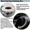 Wool Felt Flap Polishing Disc,New Wool Polishing Wheel Disc Buffing