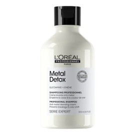 L'Oréal Professionnel Serie Expert Metal Detox Shampoo Anti-Metales Protector de Color y Anti-Quiebre para Cabello Teñido, con Glicoamina, Sin Sulfato