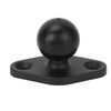 1 Inch Ball Mount Base Aluminum Alloy Rubber Universal Electronic