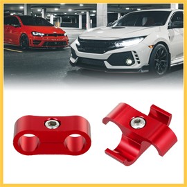 REPAIROCK AN4 Car Hose Separator Clamp Fuel Line Connector Kit for Oil Fuel Hose Red Aluminum Alloy Auto Replacement Parts
