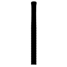 Gunn & Moore GM Cricket Bat Grips | TERRAIN | Premium Rubber with Tyre Pattern for Excellent Traction & Bat Control | Suitable for Virtually All Handle Sizes - 12" Long | 12 Pack | Black