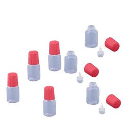 KM Chemical (KM) 0-8175-03 A Eye Drop Containers, 0.2 fl oz (5 ml) Set, Red, 100 Pieces
