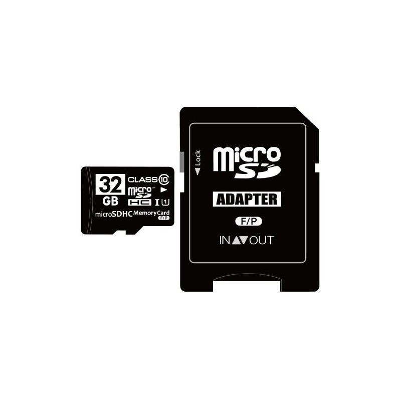 Micro SD Card microSDHC 32GB Class 10 SD Converter Adapter