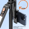 Auto Face Tracking Quadripod for Smartphone Camera, 5.9FT Extendable Phone