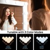 LED Vanity Lights with 10 Dimmable Bulbs USB Adjustable Color