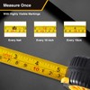 Tape Measure, Tape Measure 10 Ft, Auto Lock Feature, Inch/Metric