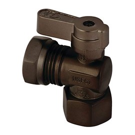 Kingston Brass KF4410ORB Fip X 1/2 and 7/16 OD Slip Joint Angle Stop Valve, Oil Rubbed Bronze