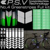 Stripe Full Kit Bicycle Reflector Kit Reflects to Improve Night