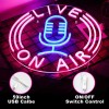 LISIGNVE Live On Air Neon Sign Led Neon Signs Wall