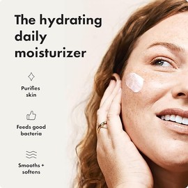 Clear Collective Clarifying Prebiotic Moisturizer from Hero Cosmetics - Hydrating Daily Face Moisturizer to Purify, Smooth and Soften Skin (2.36 fl oz)