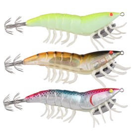 YIWENG Shrimp EGI Lure 115mm/20g For Fishing Squid Jigs Cuttlefish Wobbler Leurre Octopus Calamar hard Lure Tackle,squid lure