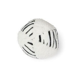 Karlie Plush Ball Toy, 11 cm, White/Black