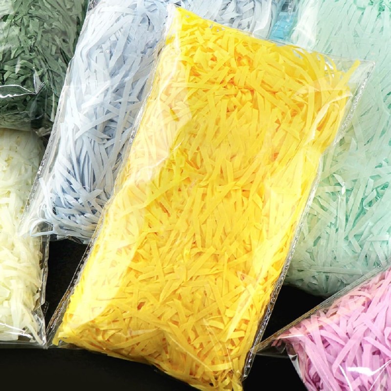 Zhzrche Raffia Paper Shredded Paper Filler Easter Grass for Gift
