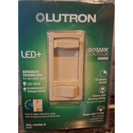 Lutron New Lutron CTCL-153PDH-IV Skylark Contour Dimmer Switch for LED 150W