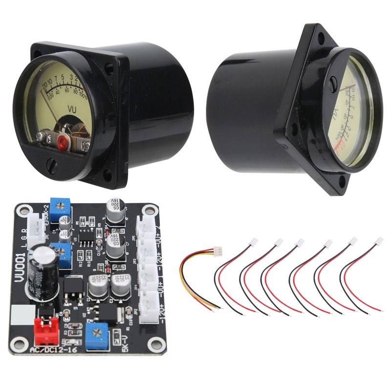 TS-DB35-Q 2PCS VU Meter with Driver Board DB Meter Sound