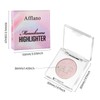 Pink Gold Highlighter Makeup Powder, Duochrome Radiant Shimmer Highlighting Makeup