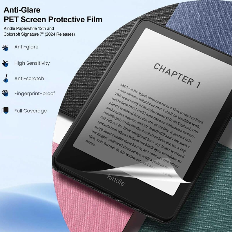 [2 Pack] T Tersely Privacy Anti-Glare Matte Screen Protector for