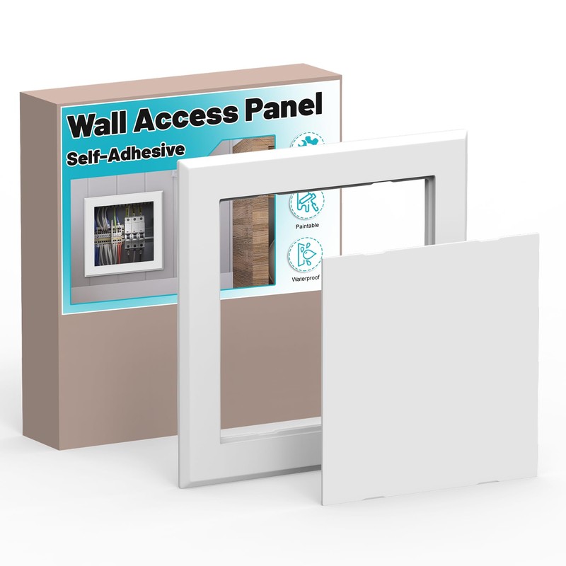 Chiligent Self-Adhesive Access Panel, 12" x 12" Access Door, Plastic