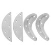 Ipetboom Heel Plate Repair Tools Metal Heel Tap for Shoes