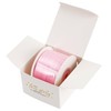 MEEDEE Pink Ribbon 1/4 Inch Lux Double Faced Satin 100