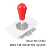 Avisiri 2X Arcade Joystick's Oval Balltop, Arcade Ellipse Topball Handle