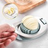 HRLORK Egg Slicer with Stainless Wire, Egg Peeler for Hard