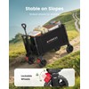 Wagons Carts Foldable, Collapsible Wagon Cart with 220 lbs Max