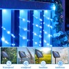 ANJAYLIA 33FT 100 LED Solar Rope Lights Outdoor Waterproof, Solar