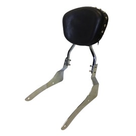 Sissy Bar Backrest for 07+ Honda Shadow Spirit VT750C2 Shaft Drive - Studded Contoured