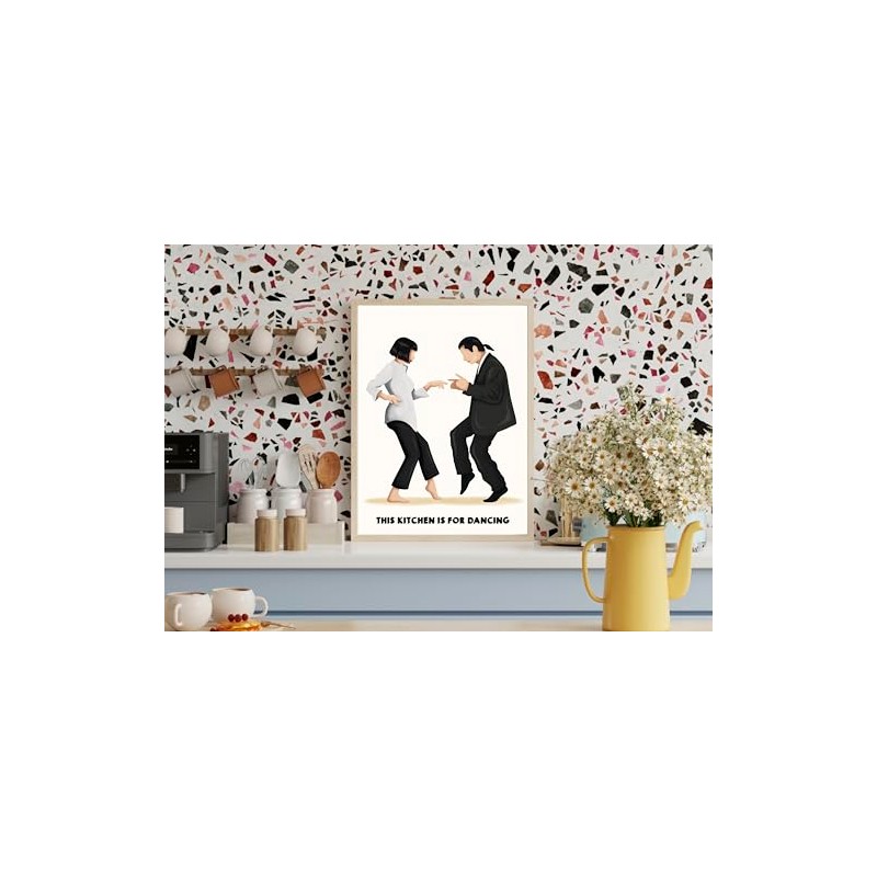 Pulp fiction Print | This kitchen is for dancing Print