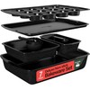 Emporio Kitchen Stackable Baking Pan Set - Deluxe Nonstick Gray