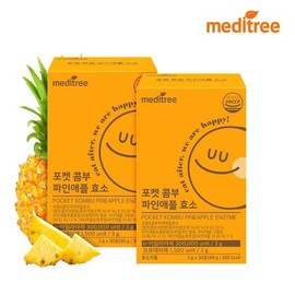 MediTree 메디트리 포켓 콤부 파인애플 발효 효소 2박스[34415394] Meditree Pocket Kombu Pineapple Fermented Enzyme 2 Boxes [34415394]