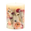 Rosy Rings Apricot Rose Round Botanical Candle - Aromatherapy Candles,