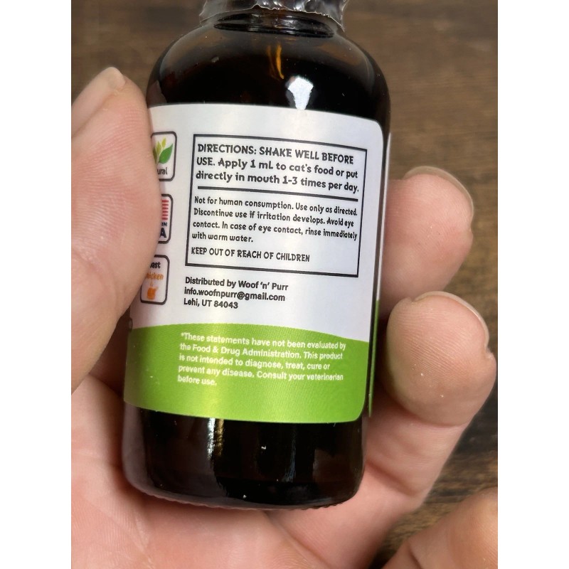 Woof N Purr Cat Constipation Relief, Natural Constipation Relief for