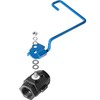60131007 Ball Valve 1-1/4" Right-Hand Valve with 9" Hook Lever