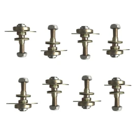 AuRiver 8 PCS Furniture Rocking Chair Bearing Connecting Piece Rocking Chair Bearing Screws Bolts Kits Furniture Connecting Accessories (M8 x 45mm)