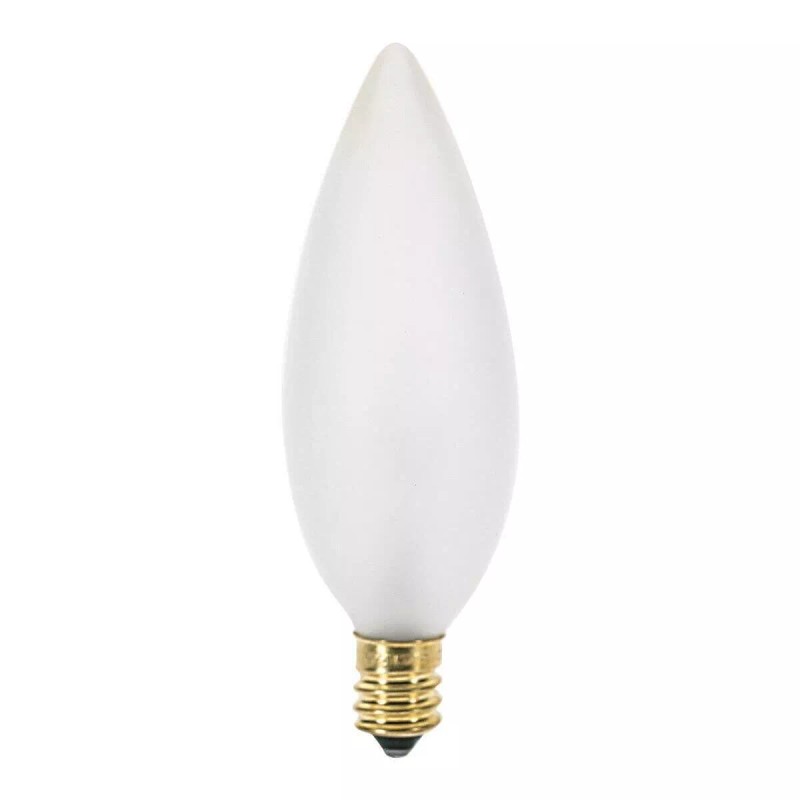 Satco 25W Frost Torpedo Bulb