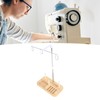 Thread Holder Stable Wood Base Large Spool Thread Stand for