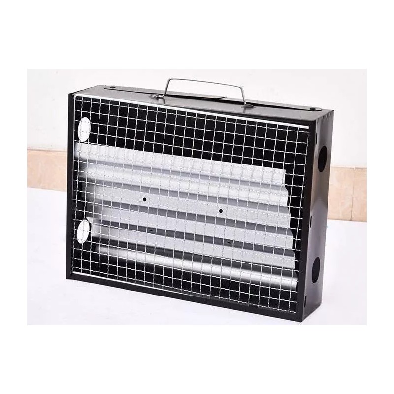 BOSSCO Mini Parrilla De Carbón Portátil Plegable Acero Inoxidable