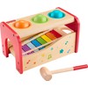 Fisher-Price Wood Toddler Toy Pound & Tap Bench Xylophone, 6-Piece