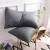 Premium King Pillow Cases - 6 Pack -Gray - Super