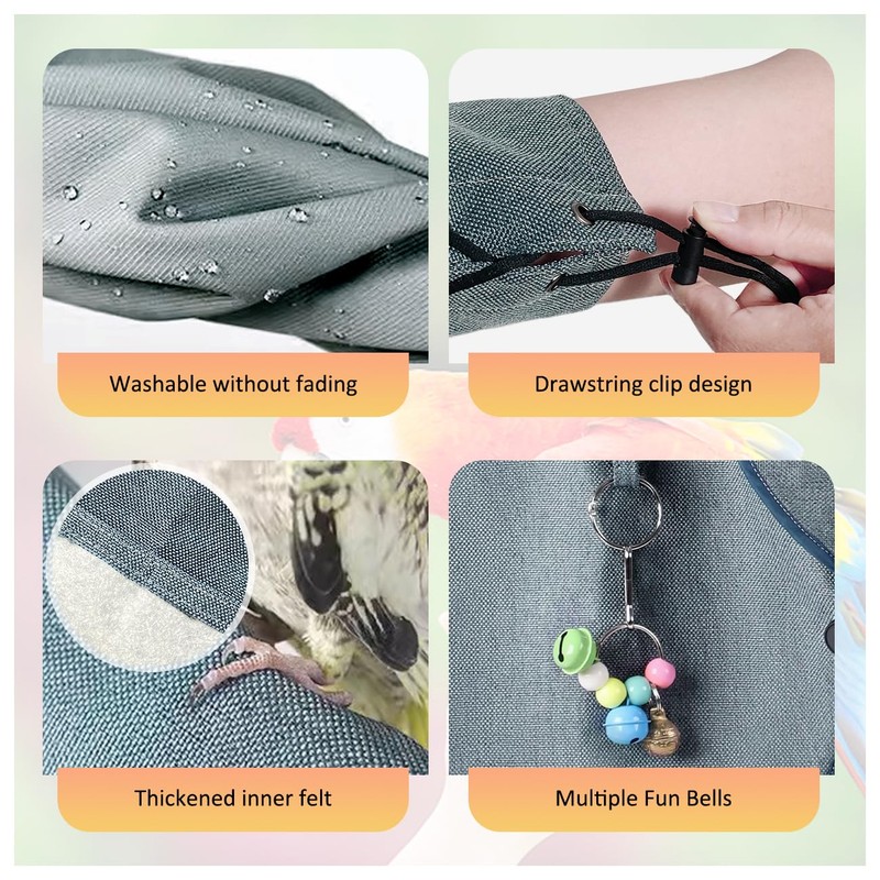 La La Pet® Parrot Anti-Scratch Shoulder Protector and Arm Guard