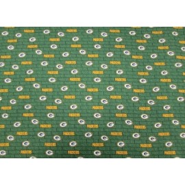 SHOPGALNY Green Bay Packers LOGO PRINT TODDLER POCKET BIB COTTON FUN FAN GIFT IDEA NWT