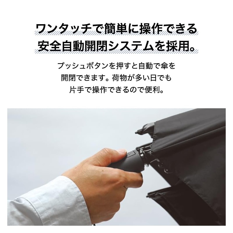 Wpc. UX011-001-002 Auto Open and Close Folding Umbrella, Automatic FOLD