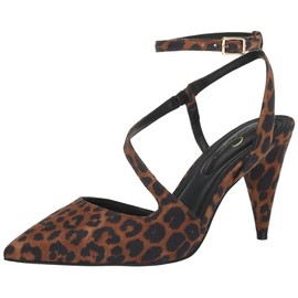 Jessica Simpson Women's Maggie Ankle Strap High Heel Pump, Natural, 6