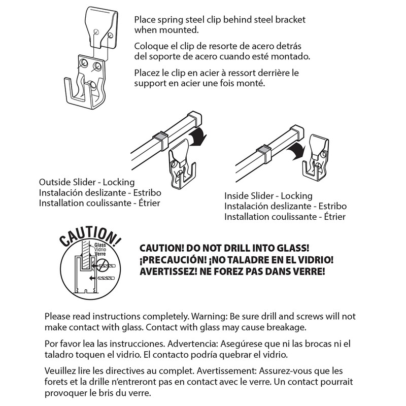 Prime-Line U 9921 28 In. to 48 In., Aluminum, White,