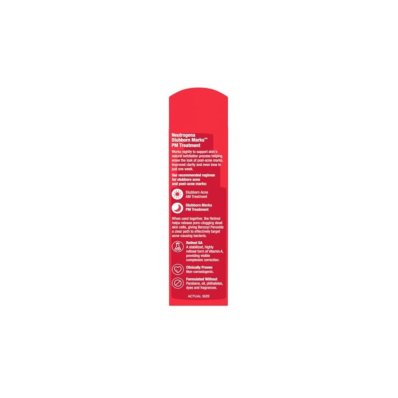 Neutrogena Stubborn Marks PM Treatment with Retinol, Fl oz